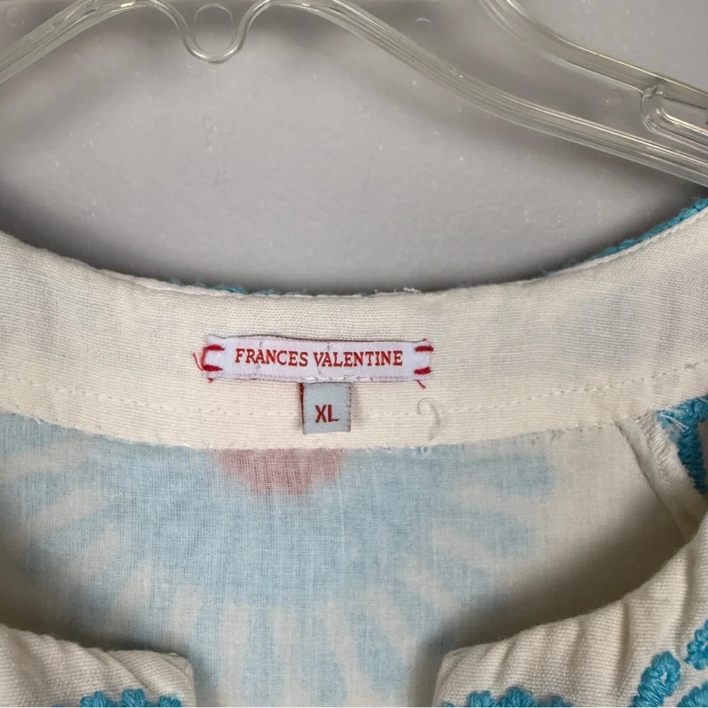 Frances Valentine Embroidered Aster Maxi Charming Caftan - Picture 4 of 8